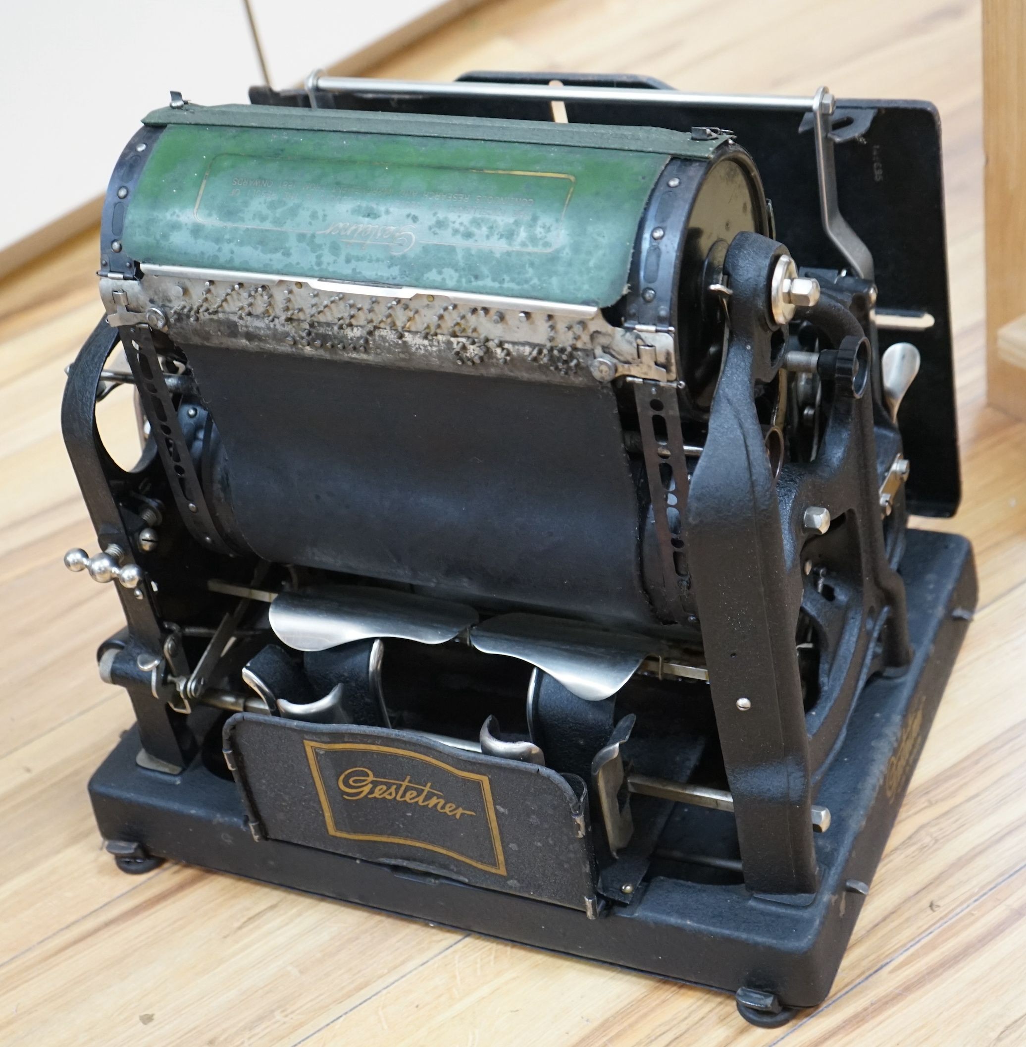 A Gestetner Ream, multiplying machine